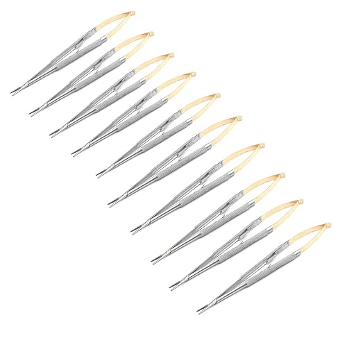 10 PCS T/C CASTROVIEJO Needle Holder 7' Straight TIP 15MM Micro Stainless Steel Instruments by G.S Online Store - Poueer