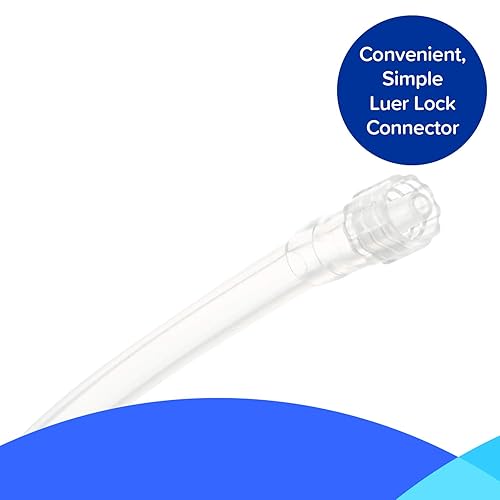 Earscope - In-Ear Stethoscope Ozone Insufflator with Medical Silicone Tube, Soft Ear Plugs, Male Luer Lock - Poueer