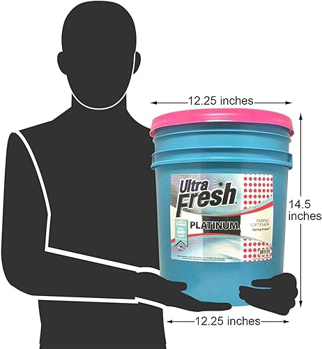 Ultra Fresh Platinum Fabric Softener Up to 640 Loads, Tropical Escape, 5 Gallon - Poueer