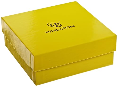 Wheaton W651601 Yellow Chipboard CryoFile Storage Box, 130mm Length x 130mm Width x 52mm Height, For 2mL Cryogenic Vials (Case of 15) - Poueer