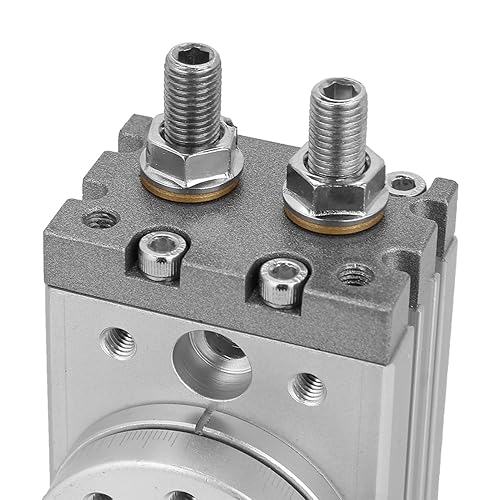 15mm Aluminum Alloy Pneumatic Cylinder, MSQB-10A Pneumatic Actuator, 180-Degree Rotary Air Cylinder, 0~60°C - Poueer