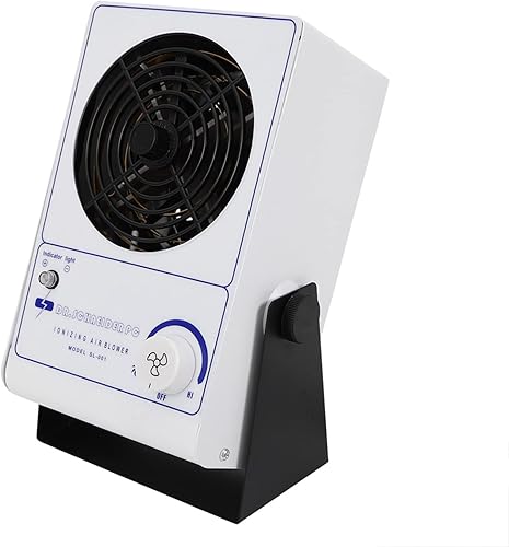 110V 60Hz Ionizing Air Blower Fan Anti Electrostatic Ion Blower Anti-Static Ionizer ESD Static Electricity Elimination Eliminator Fan Adjustable Wind Speed - Poueer