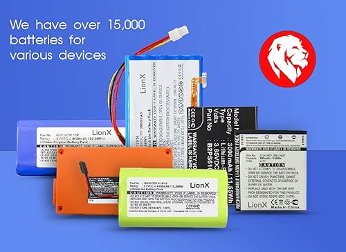 Battery for Monarch Nova-Pro 100 LED Stroboscopes Nova-Pro Stroboscopes Tachometers 6241-010 6281-010 G5892306 5200mAh / 38.48Wh LIONX - Poueer