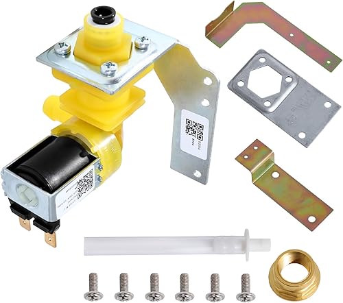 000009122, 000008484, 33129030, IH9122 Upgrade Water Inlet Valve Kit Compatible with Manitowoc Ice Machines, 220/240V 50/60Hz 6W, Fits I, IB, ID, IR, IY, K, QR, QY, S, SD, SR, SY Series Machines - Poueer