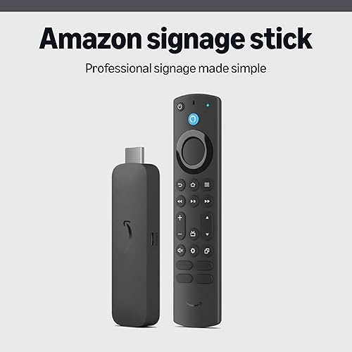 Signage Stick - digital signage media player - quad-core SoC, 4K video streaming and playback, WiFi 6E - Poueer