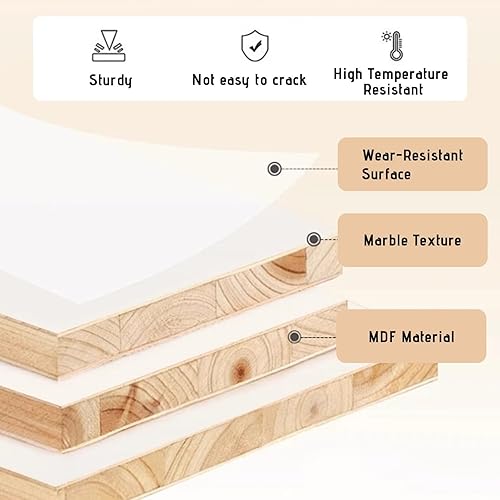 Large Round Foldable Table Top Only Wood Round Folding Table Top Extender 39in 43in 47in 51in 55in 59in 63in 67in 71in 75in 79in Space Saving Catering Banquet for Party Dining Game No Legs(Diameter:59 - Poueer