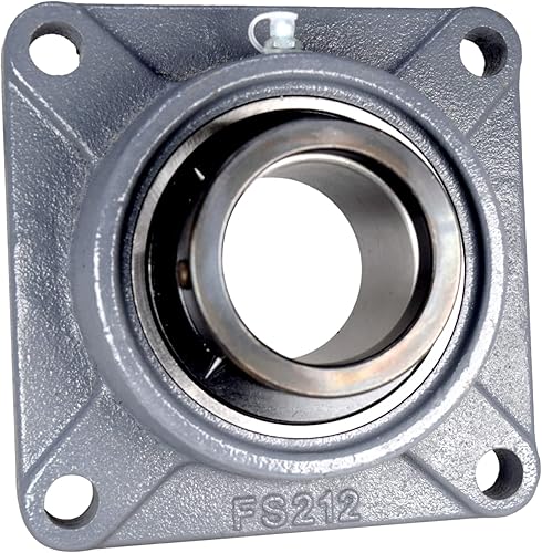 HCFS212-39 2-7/16' Four Bolt Flange Bearing W/Collar VF4E-239 RCJ-2-7/16 - Poueer