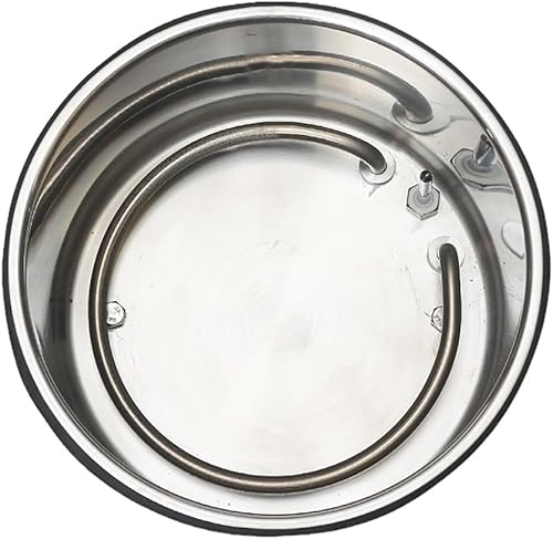 5L Lab Water Bath, 220V Stainless Steel Liner Thermostatic Heater Equipment, Digital Heating Devices with Precise Temperature Control, for Chemistry, Chemical Engineering, Pharmaceuticals - Poueer