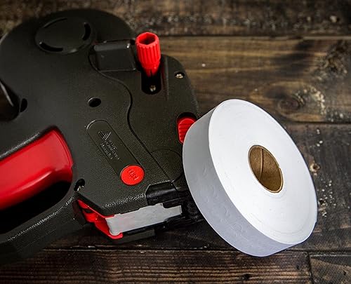 Perco Monarch 1131 Pricing Gun with Labels Starter Kit: Includes Price Gun, 10,000 White Pricing Labels and Preloaded Inker - Poueer