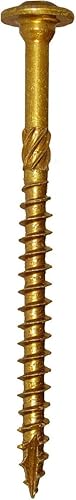 GRK 772691122872 3/8' x 8' 12287 RSS Rugged Structural Screws 50 Count, Gold - Poueer