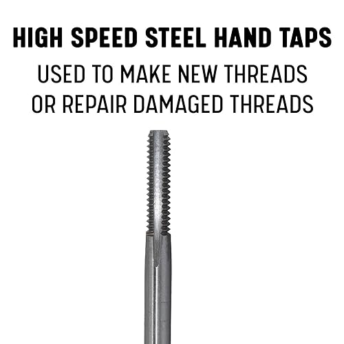 Drill America 1'-8 High Speed Steel Bottoming Tap, T/A Series - Poueer