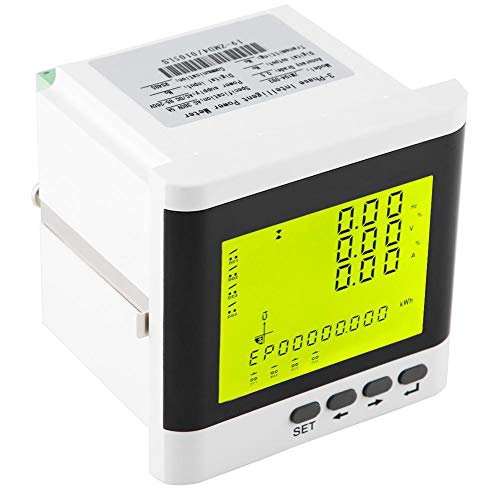 FTVOGUE Multi-Function Three-Phase Programmable Power Meter Electric Digital LED Ammeter Voltmeter,Electric Energy and Measuring Instruments - Poueer