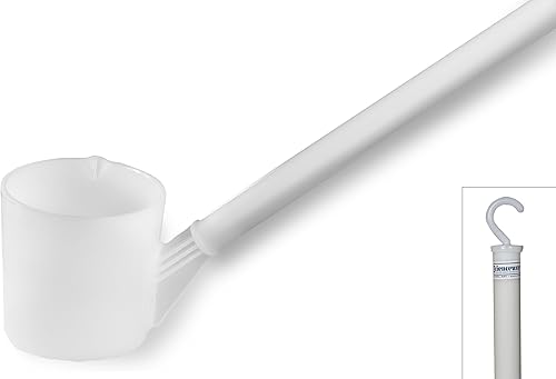 SP Bel-Art Long-Handled Dipper; 32oz, 6ft Handle, Plastic (F36781-0032) - Poueer