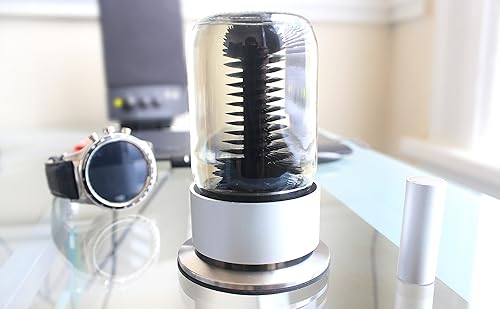 RIZE Spinning Ferrofluid Display with Black ferrofluid - Poueer