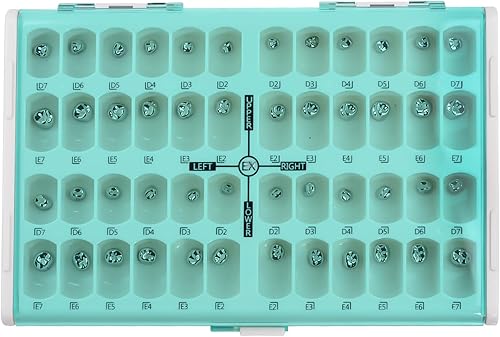 Kid Teeth Crowns Preformed Metal Crown Stainless Steel Crowns 48 different sizes crowns (48PCS) - Poueer