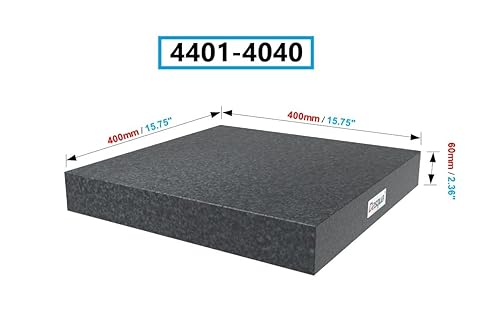 HHIP 4401-4040 15.7 X 15.7 X 2.36' Grade A Granite Surface Plate - Poueer