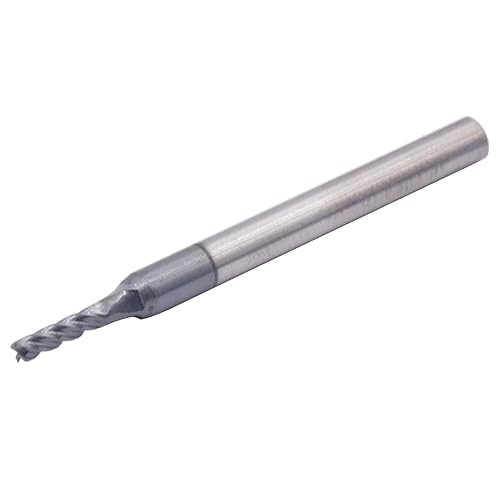 BestParts High Performance 5pcs 7/16' Solid Carbide Square End Mills, AlTiN Coated, 4 Flute, 30 Degree Helix, 7/16' Cutting Diameter, 7/16' Shank Diameter, 1' Length of Cut, 2-3/4' Overall Length - Poueer