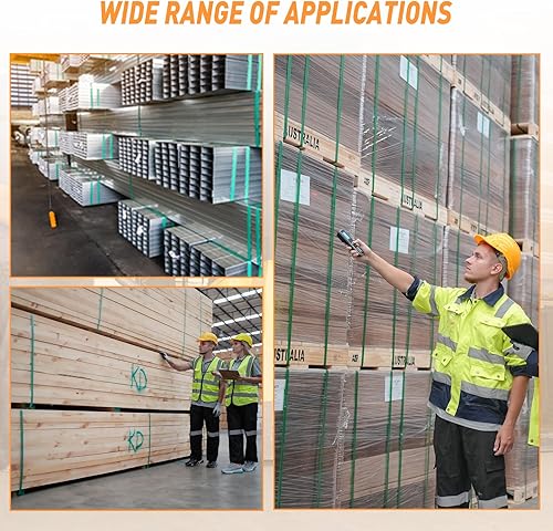 Packaging 5/8”x 0.035'x1000' Polyester (PET) Strapping Kit,1380 Lbs Heavy Duty Pallet Banding Tensioner Tool Sealer Water and Rust Resistance Poly Strapping - Poueer