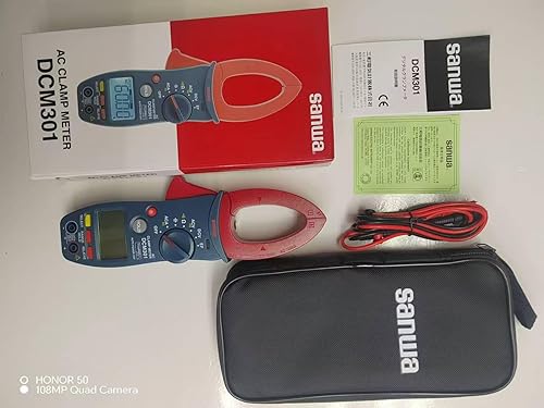 Japan Sanwa DCM301 AC Clamp Meters Low Cost & DMM Functions SANWA (DCM301) - Poueer
