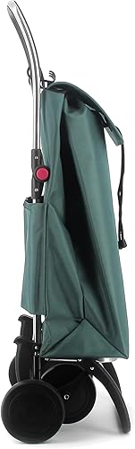 Rolser I-Max MF 4 Wheel Foldable Shopping Trolley - Orange - Poueer