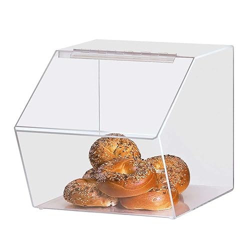 943 Classic Acrylic Food Bin, 16' Length x 12' Width x 12.5' Height, Clear - Poueer