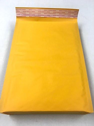 Kraft Bubble Mailers – Bulk Padded Self-Seal #1 Envelopes (7' x 10.75') - Bubble Lined Shipping Envelopes - Industrial Standard Mailer Envelopes for Business (100ct) - Poueer