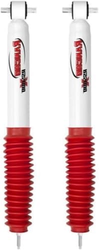 RS5000X Series Set of Front & Rear Shocks fits 1997 2006 Wrangler TJ with 2.5' Lift - Accommodates Larger Wheels - Includes TrendsAuto Decal - Poueer