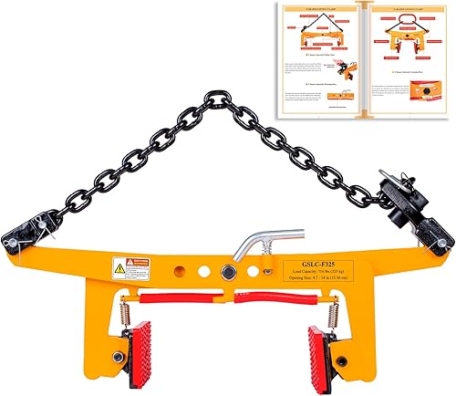 772 lbs Granite Slab Lifting Clamp, Adjustable Range: 11.8-20 in, Heavy Duty Stone Scissor Lifter Clamp for Carrying and Vertical Transport of Marble Concrete Blocks Slate Sheets Curb Stones - Poueer