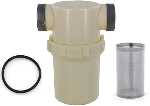 Hypro 3350-0059 Nylon Line Strainer with 1700-0057 Buna O-Ring and 3800-0041 Screen 50 Mesh (Bundle, 3 Items) - Poueer