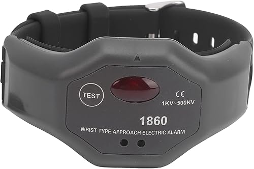 High Voltage Alarm, ETCR 1860 1KV 500KV High Voltage Detector, Wrist Alarm for Power Maintenance, Efficient High Voltage Detection Tool - Poueer