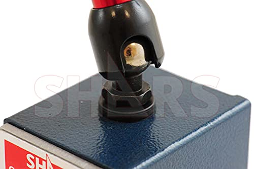 Shars 1' Dial Indicator Black Face 0.0005' w/Magnetic Base Kit 303-2722B S] - Poueer