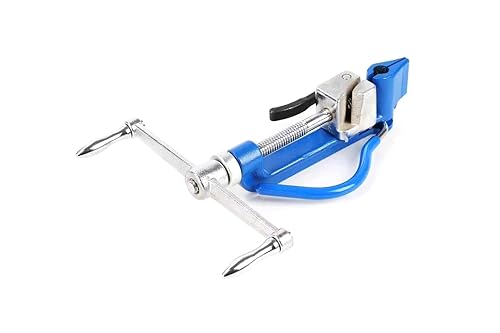 Steel Banding Tool Strapping Tools - Tensioner & Cutter & Crimper - 3/16'~3/4' Metal Band Device - Screw Type Strap Pliers Powerful kit for High Tensile Packaging - Poueer