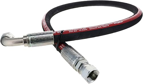 | FA-UFWTF8-JIC-JIC90-36 | 1/2' Ultraflex Hose with 1/2' Female JIC X 1/2' Female JIC 90 Degree, 36' long (5,010 psi) - Poueer