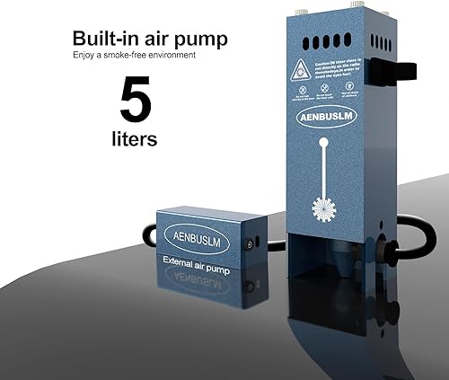 AENBUSLM 40W Laser Module with Air Assit for Laser Cutter & Laser Engraver Machine,5W(5000mW) Output Power,Built in FAC,Ultra-Fine Compressed Spot CNC Carving DIY Laser Master - Class 4 - Poueer