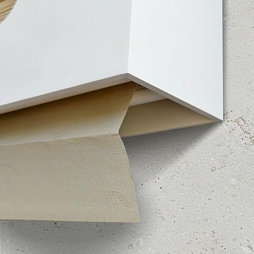 eBun Bamboo Folded Paper Towel Holder – Wall Mount & Countertop Paper Towel Dispenser for Bathroom, Kitchen & Office – Fits C-Fold, Multifold, Z-Fold Towels – Rustic Modern Design, Black - Poueer