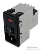 TE CONNECTIVITY/CORCOM PS0SXSSXB Connector, Power Entry, RCPT, 10A, 250VAC - Poueer