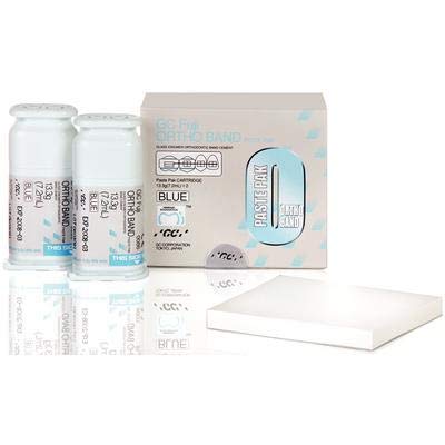 GCA GC Fuji Ortho Band Paste Pak Orthodontic Cement Blue Paste Pak Refill Each - Poueer