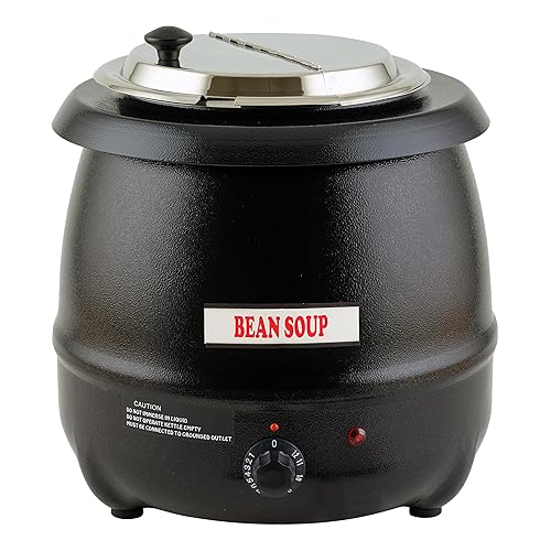 Winco Electric Soup Warmer, 10.5-Quart,Black - Poueer