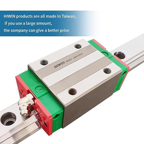 HIWIN Linear Guide Slider HGH20 HGH20CA HGH20HA (1, 1200mm(Only Rail)) - Poueer