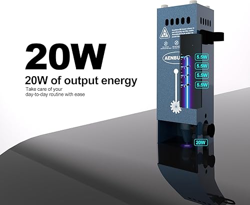 AENBUSLM 20W Laser Engraver Module,10000mW Output Power,Built-in Air Assist,Fixed-Focus,Double Ultra-Fine Compressed Spot CNC Carving DIY Laser Masterfor Laser Engraver Machine - Laser Class:lV - Poueer