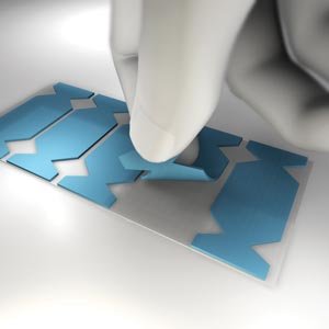 Crosstex Edge-Ease X-Ray Film Cushion Device, Blue, Fits Long Edge of Size 2 Film & Sensors BWEEB - Poueer