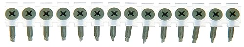 SENCO 06C125WK 6-Gauge 1-1/4 in. Collated Drywall to Heavy Steel Screws (1,000-Pack) - Poueer