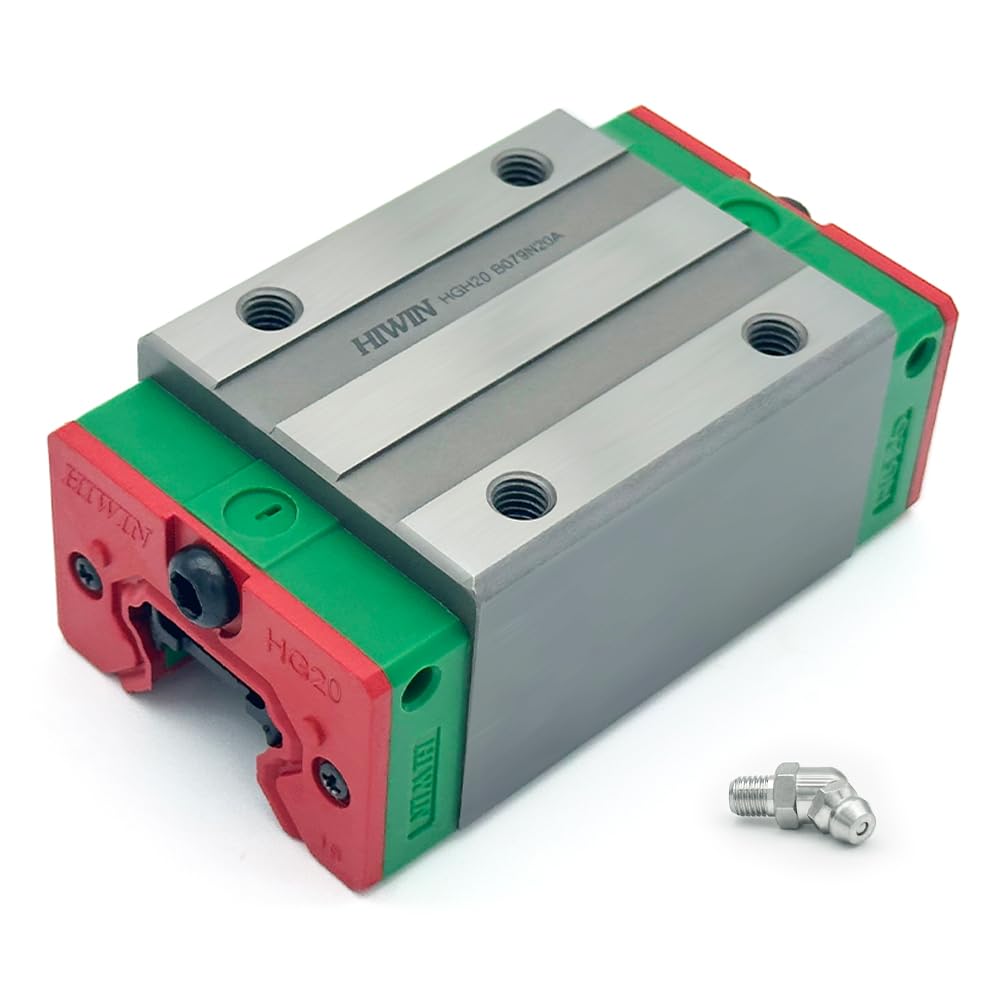 HIWIN Linear Guide Slider HGH20 HGH20CA HGH20HA (1, 1200mm(Only Rail)) - Poueer