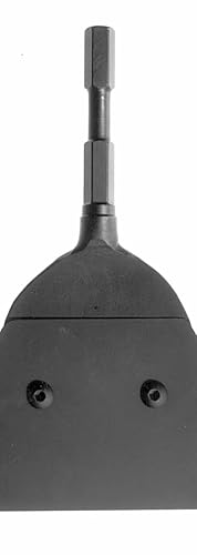 4″ Extra Sharp Scraper Blade Complete with Holder for Aluminum or Steel Long Reach Scrapers - Poueer