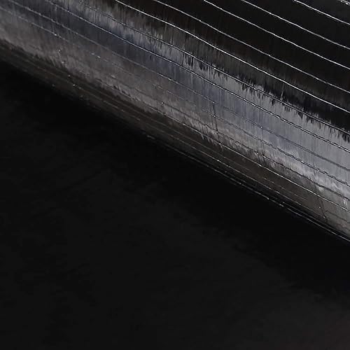 Fibre Glast Carbon Unidirectional Cloth – High-Strength Lightweight Graphite to Reinforce Boat Hulls, Bikes, Hockey Sticks & Auto Repair – Epoxy Resin Compatible, Black, 8-10 Oz, 1 Yard – Made in USA - Poueer