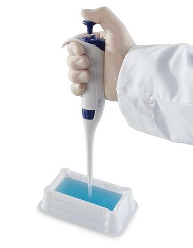 Heathrow Scientific Sterile Reagent Reservoir, 5 mL Capacity, Polystyrene, Disposable, White (Pack of 50) - Poueer