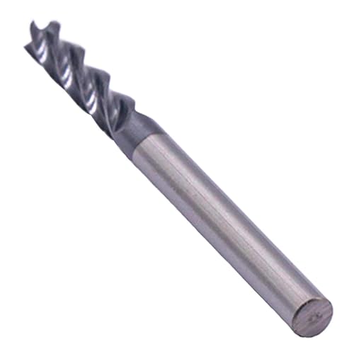 BestParts High Performance 5pcs 7/16' Solid Carbide Square End Mills, AlTiN Coated, 4 Flute, 30 Degree Helix, 7/16' Cutting Diameter, 7/16' Shank Diameter, 1' Length of Cut, 2-3/4' Overall Length - Poueer