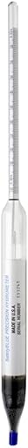 SP Bel-Art, H-B DURAC Safety 1.000/1.220 Specific Gravity Combined Form Thermo-Hydrometer (B61821-0400) - Poueer