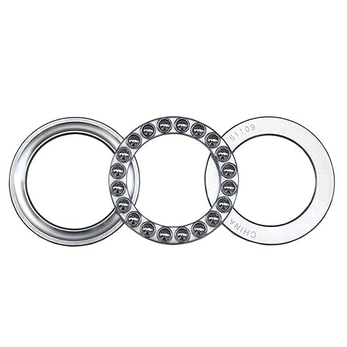 Plane Thrust Ball Bearing 8100 8101 8102 8103 8104 8105 8106 8107 8108 1Pcs (Size : 8105 (25X42X11)) - Poueer