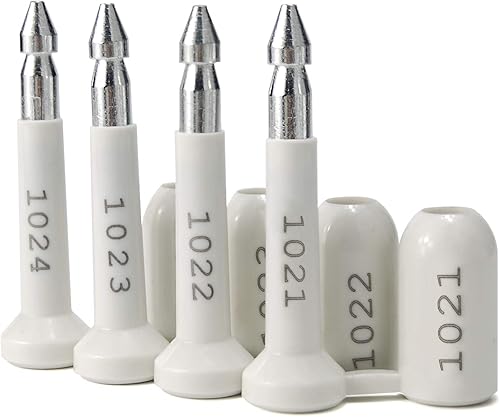 Yellow Bolt Seals High Security Cargo Container Seal Numbered Tamper Evident Shipping Seal for Truck Trailers-Container-Rail Cars-Wagon Carriage Van Door Latches ISO:17712 - Poueer